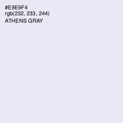 #E8E9F4 - Athens Gray Color Image